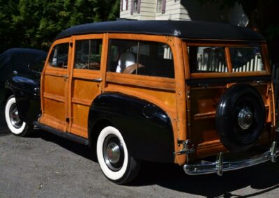 1948 Ford Woodie Wagon - back angle